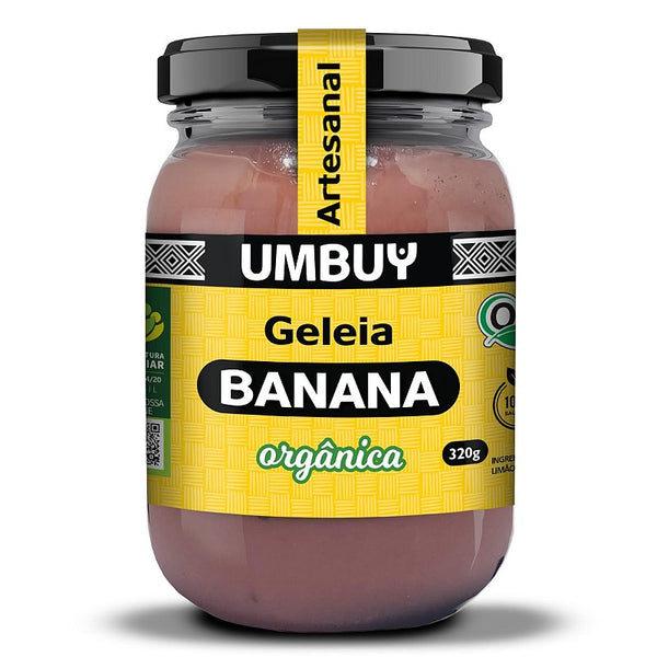 Geleia Orgânica De Banana Umbuy Orgânicos 320G