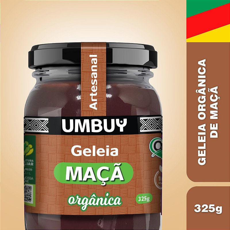 Geleia Orgânica De Maçã Umbuy Orgânicos 325G