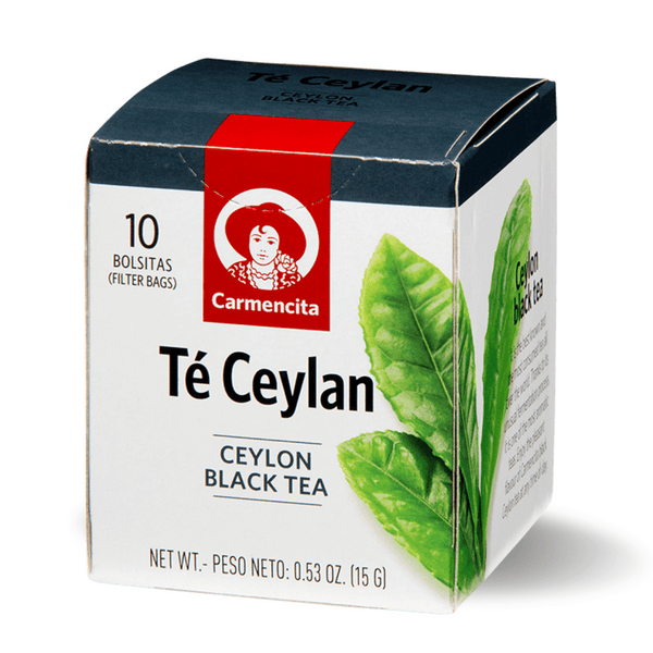 Chá Preto Ceylan Carmencita 15G, Carmencita Especiarias, Chá Preto Do Ceilão Sri Lanka, Azul, Rico Em Antioxidantes E Es