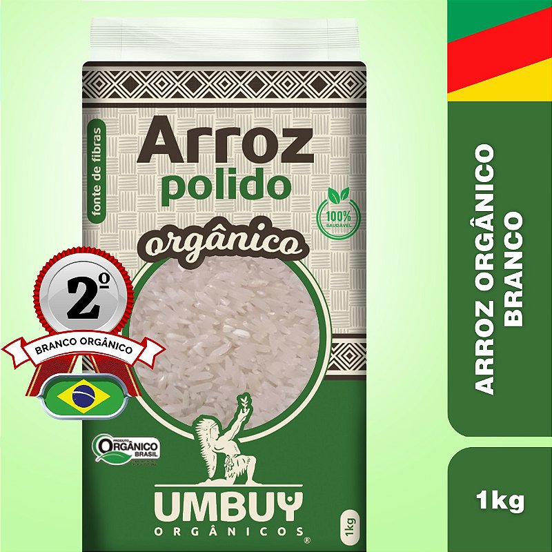 Arroz Polido Orgânico Umbuy Orgânicos 1Kg