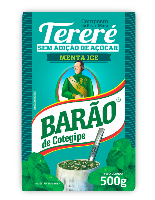 Tererê Menta Ice Barão 500G - Caixinha