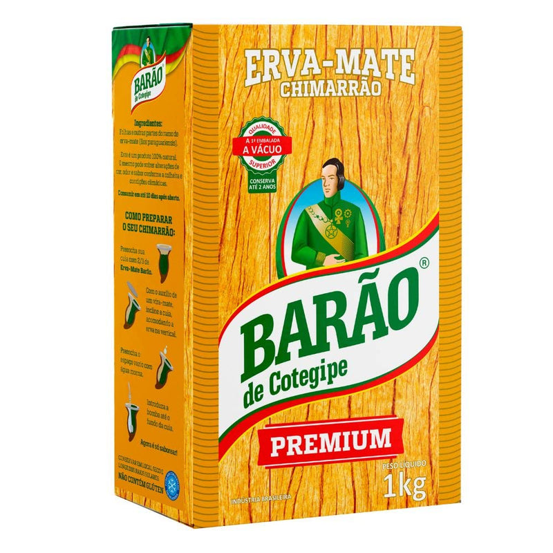 Erva Mate Barão Premium 1Kg - À Vácuo