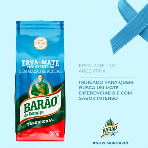 Erva Mate Barão Tipo Argentina 500G ( Yerba Mate )