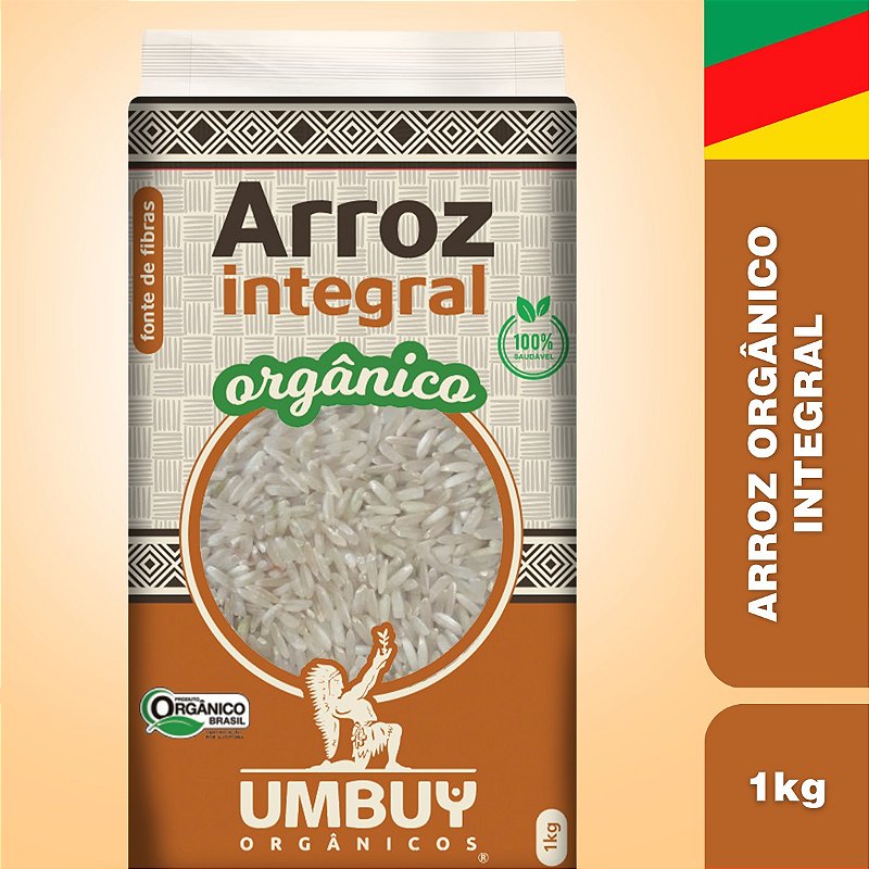 Arroz Integral Orgânico Umbuy Orgânicos 1Kg