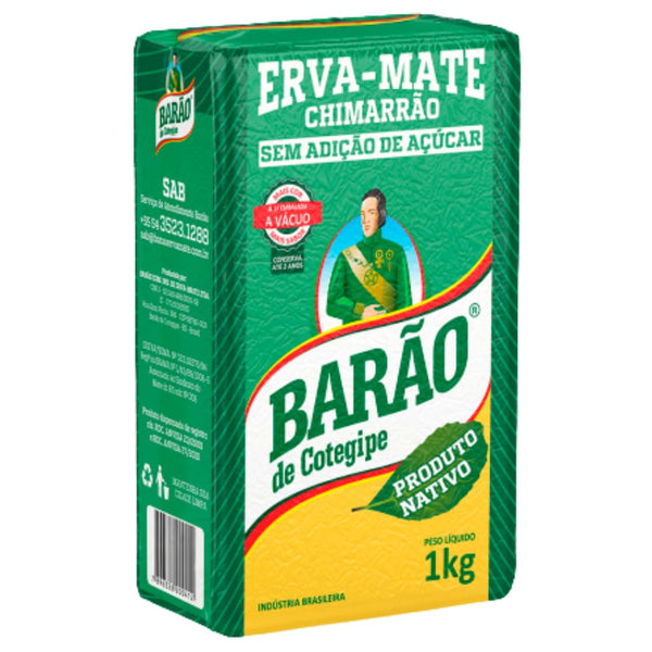 Erva Mate Barão Nativa À Vácuo 1 Kg