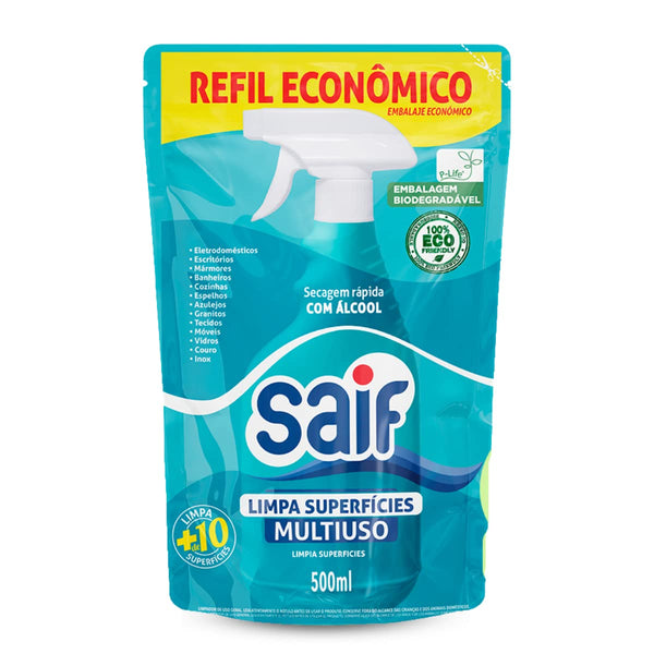 Limpa Superfícies Multiuso Sachê Saif 500Ml