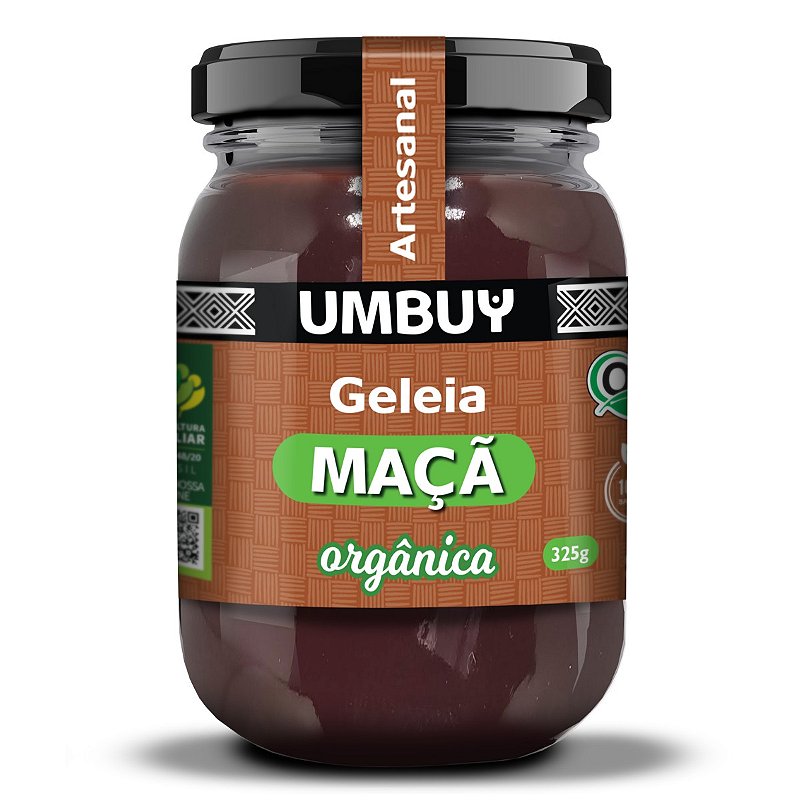 Geleia Orgânica De Maçã Umbuy Orgânicos 325G