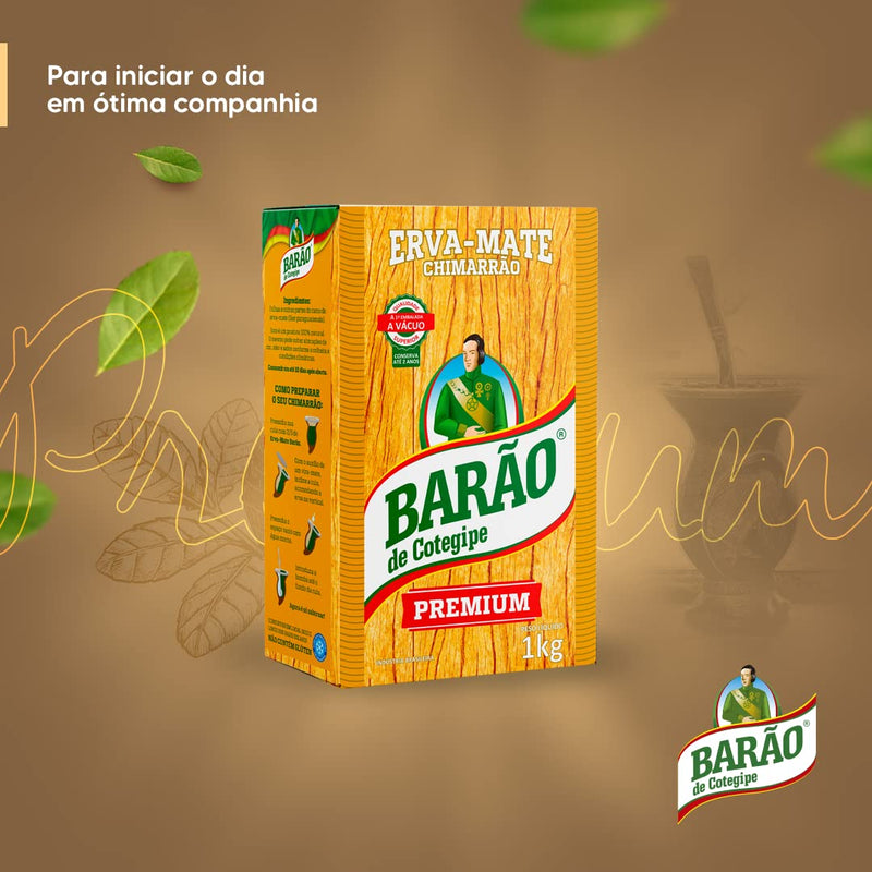 Erva Mate Barão Premium 1Kg - À Vácuo