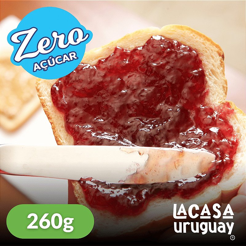 Geleia Orgânica De Morango Zero Adição De Açúcar Umbuy Orgânicos 260G