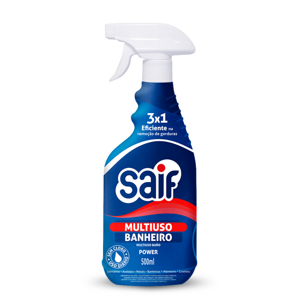 Multiuso Banheiro Com Gatilho Saif 500Ml