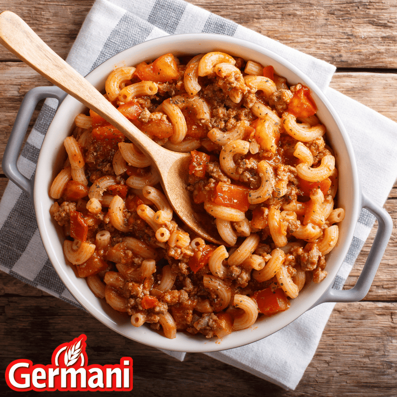 Macarrão Tortilhone Com Ovos Germani 500G, Germani Alimentos, Massa Tortilhone De Sêmola Com Ovos Pasta Tortiglioni All